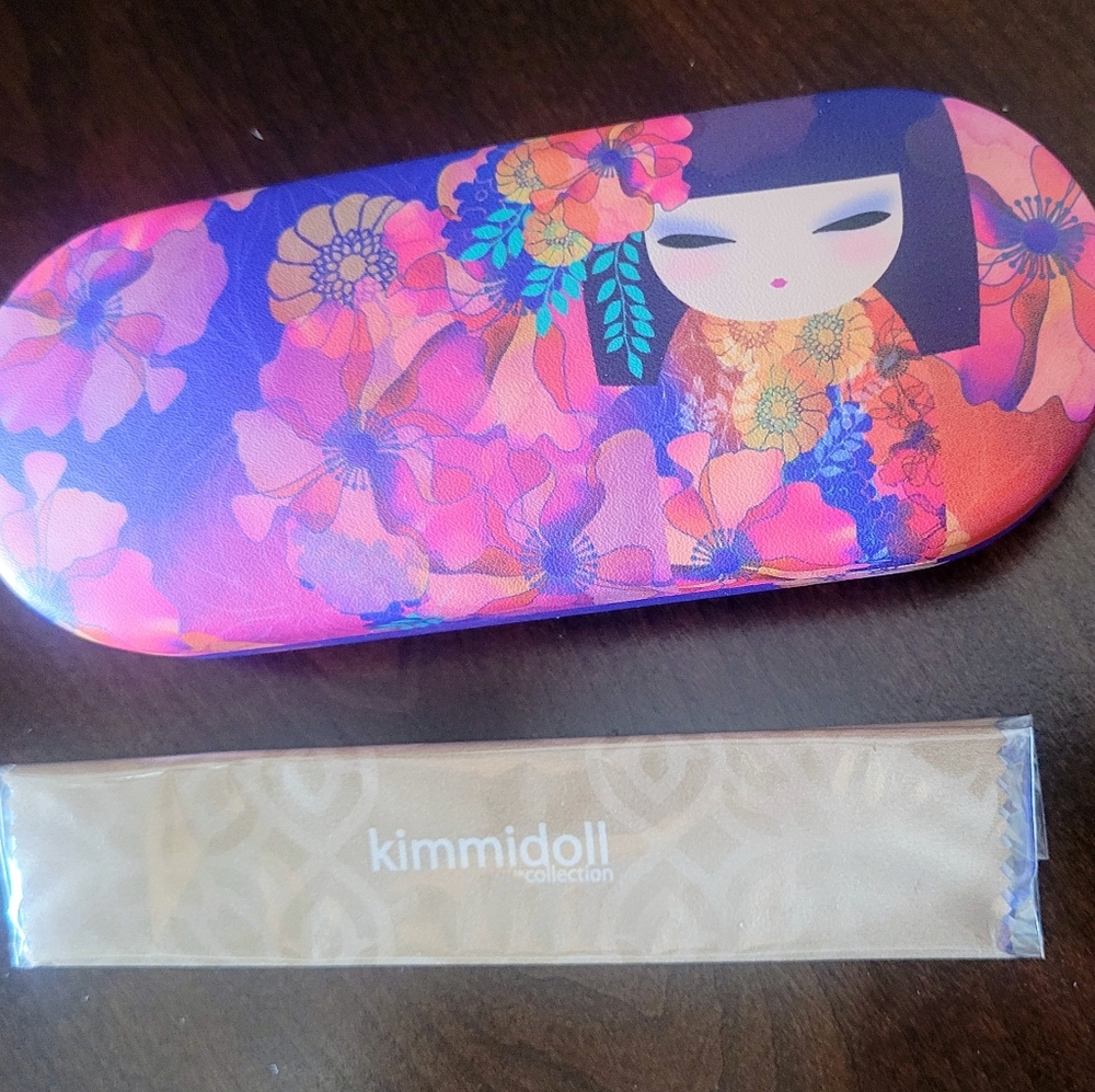 Floral Glasses Case - Purple and Pink